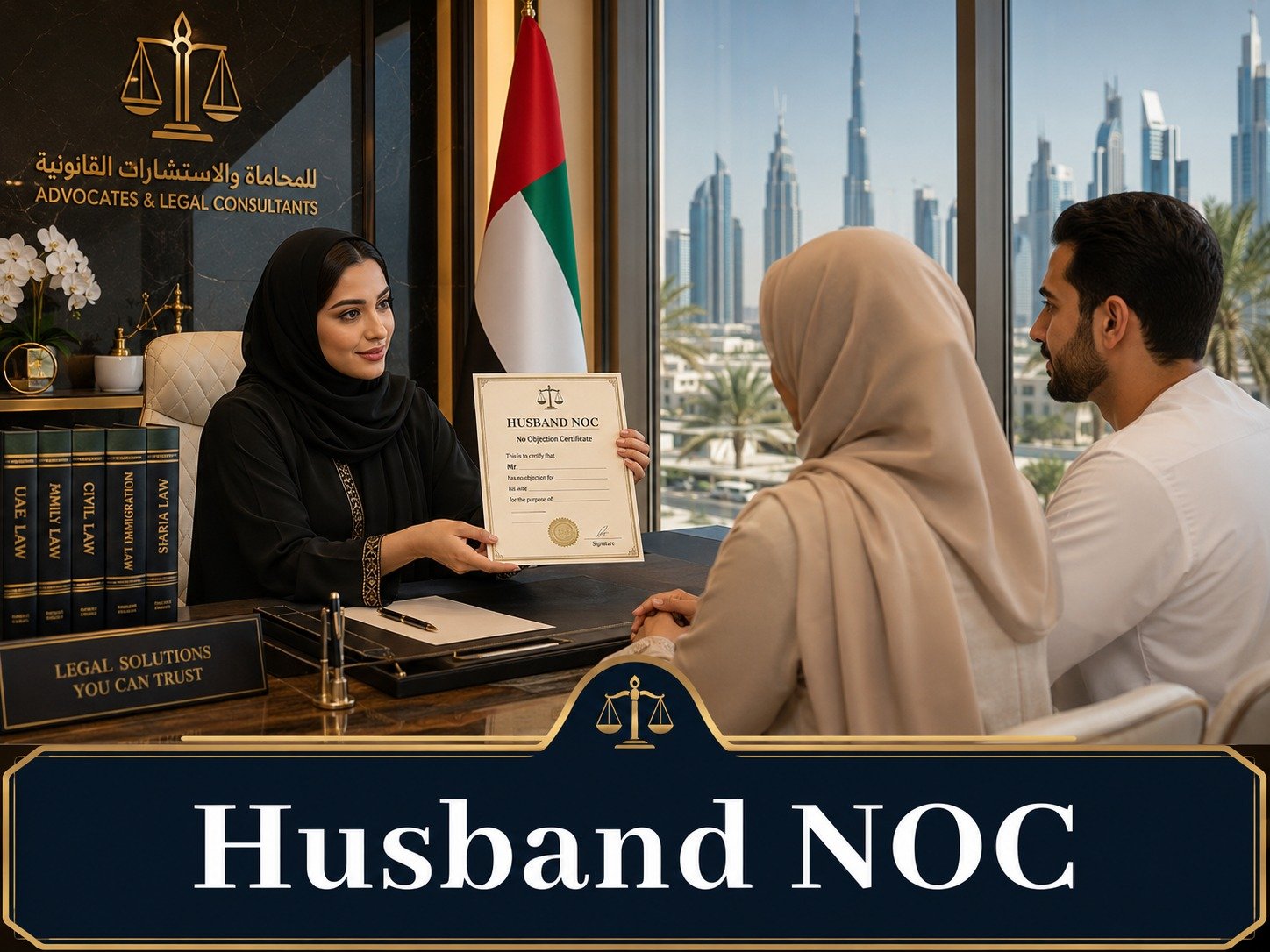 UAE government building in Dubai — where official document submissions are processed